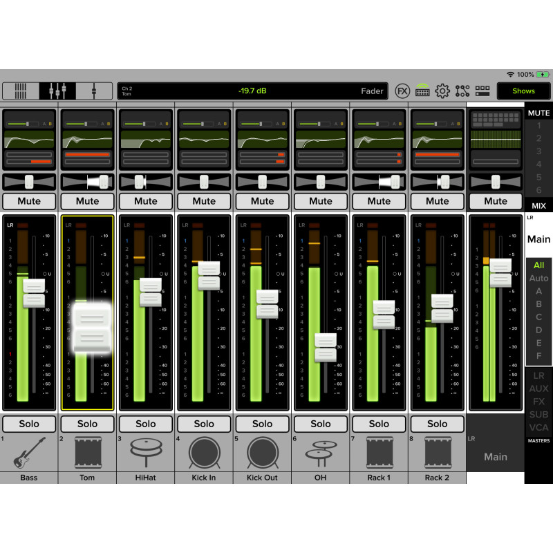Mackie DL-16S Mixer