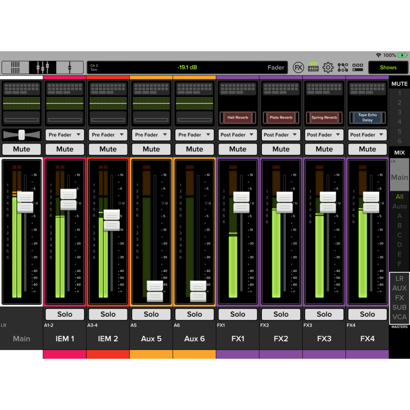Mackie DL-16S Mixer