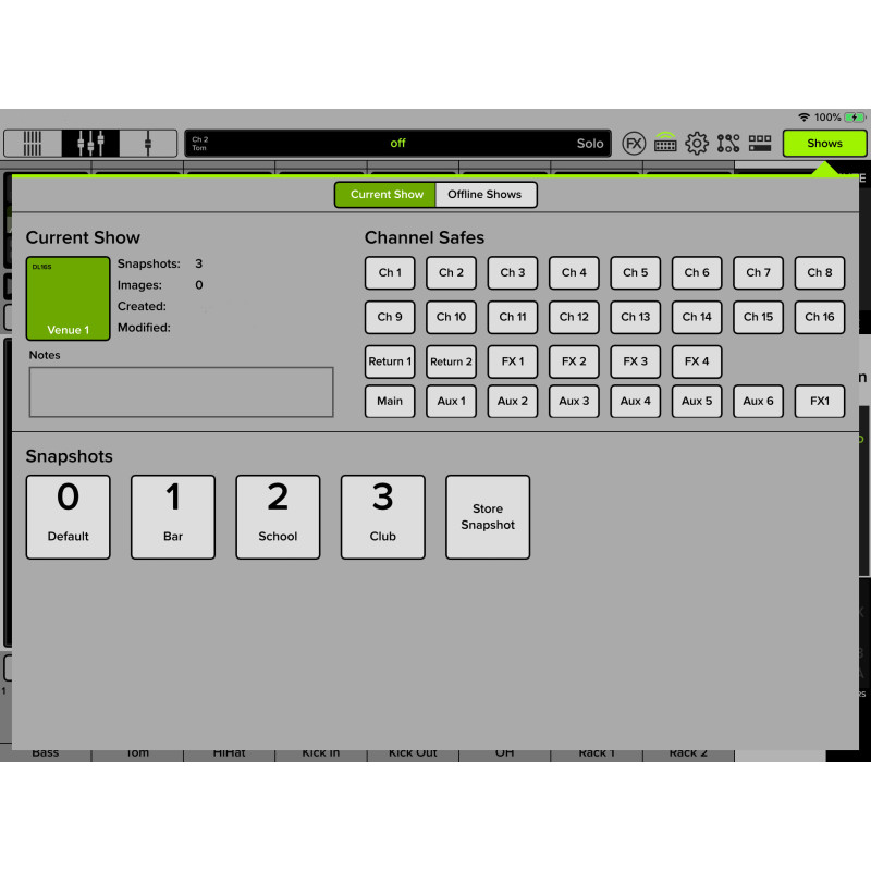 Mackie DL-16S Mixer