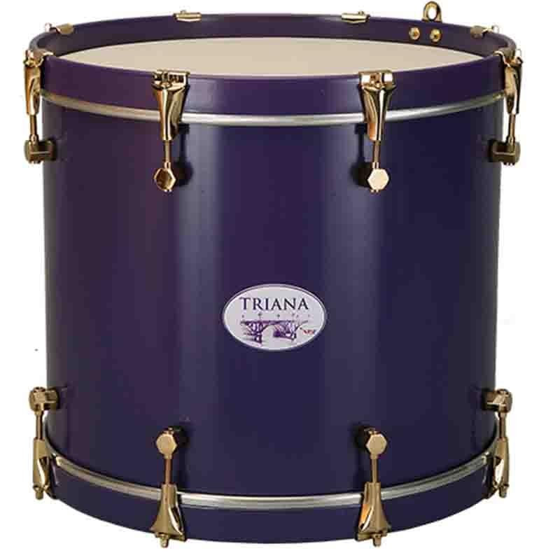 NP Timbal Triana 40x34 cm. Morado Herrajes Dorados