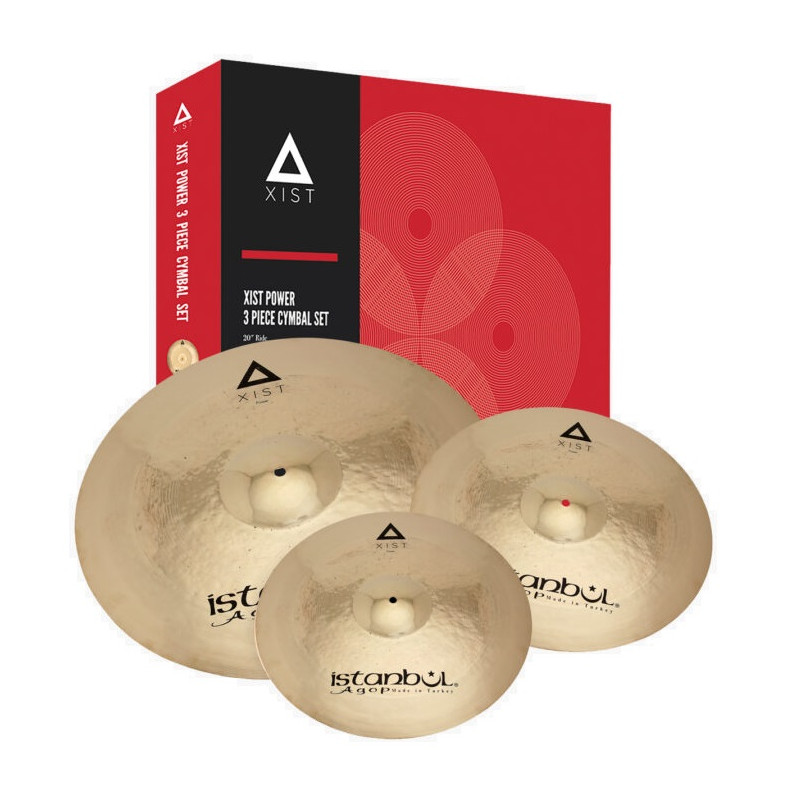 Istanbul Agop Set Platos Xist Power + Hardcase