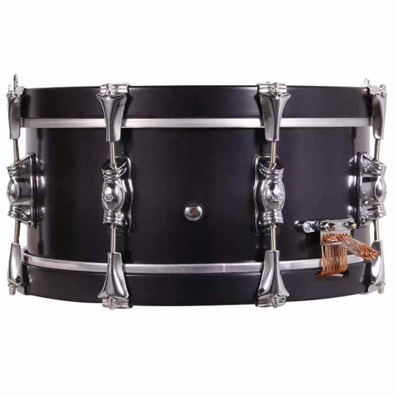NP Tambor Sayón Pasión del Sur Tintado Cromo Negro 35x16 cm.