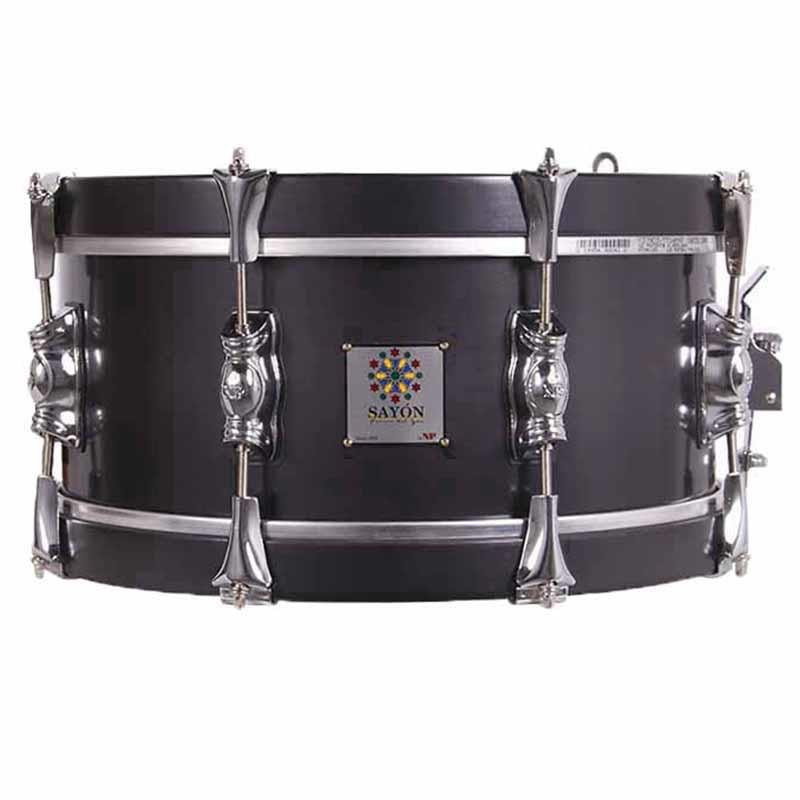 NP Tambor Sayón Pasión del Sur Tintado Cromo Negro 35x16 cm.