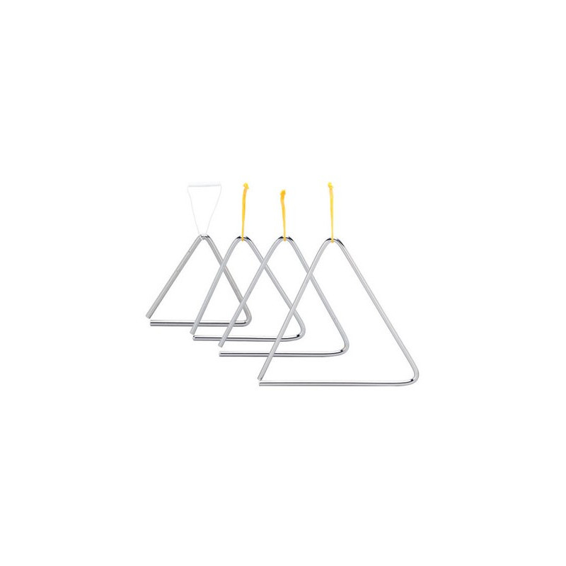 Ortola Triángulo Acero 20 cm con Batidor