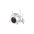 PDP by DW  Concept Maple CM5 Standard Pearlescent White + Set Herrajes