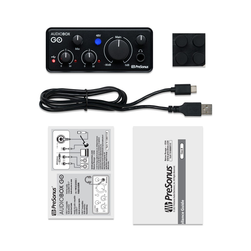 AudioBox GO Interfaz