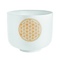 Meinl Sonic Energy PCSB8FOL Crystal Singing Bowl Flower of Life 8" (20 cm.)