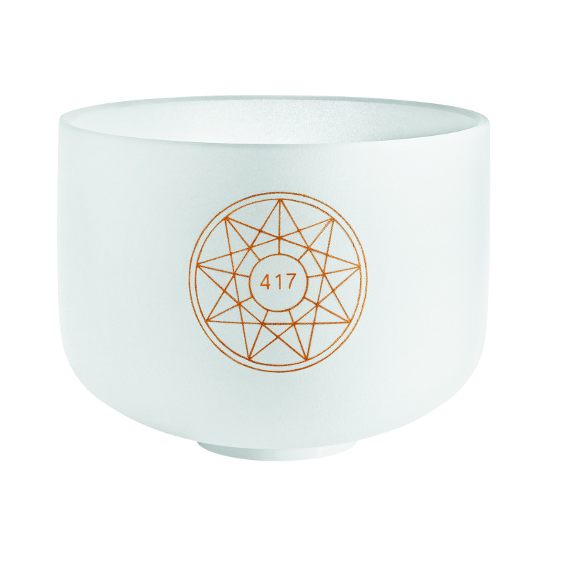 Meinl Sonic Energy SOLCSB10-417 Singing Bowl Solfeggio Crystal 10" (25 cm.) Sol4