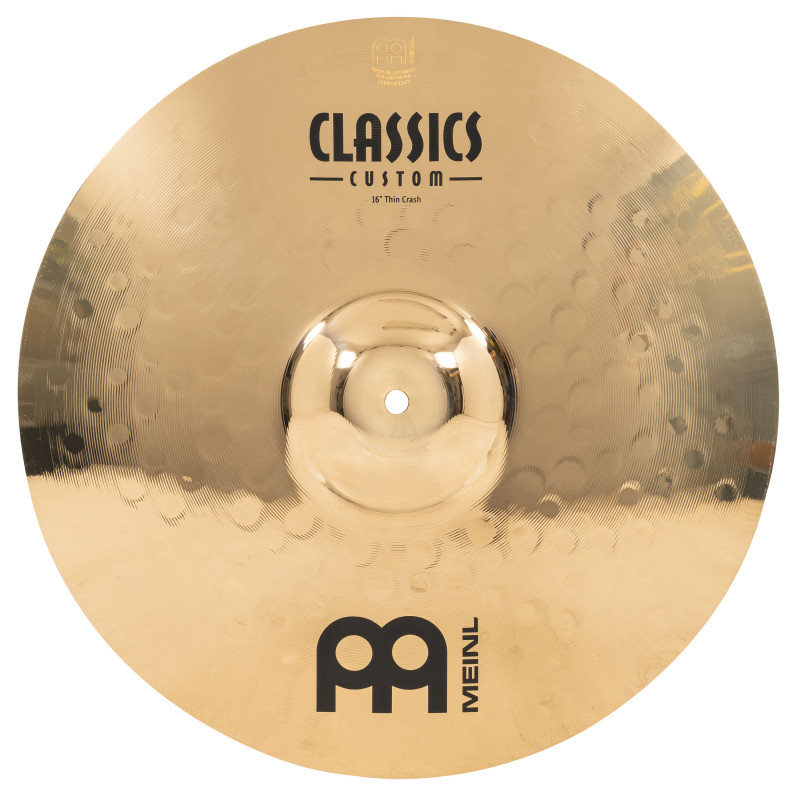 Meinl Crash 16" Classics Custom Brillant Thin CC16TC-B