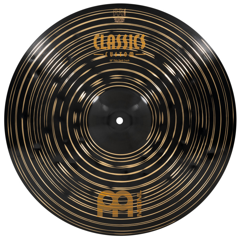 Meinl Crash 18" Classics Custom Dark Thin CC18TDAC