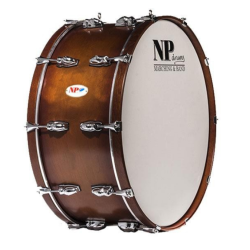NP Bass Drum Band 60x30 cm. Lacquered Chrome Walnut