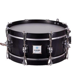 NP Tambor Sayón Siroco 35x14 cm. Tintado Cromado Negro