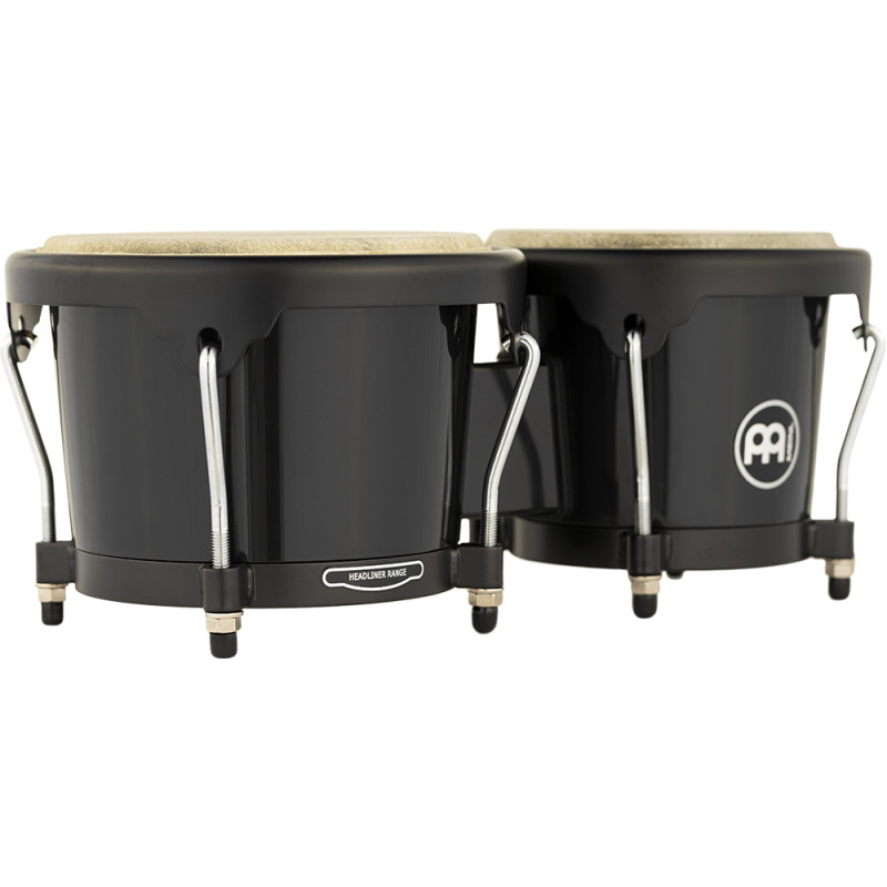 MEINL Bongo Headliner HB50BK - Percusion Latina Bongos MEINL Bongo