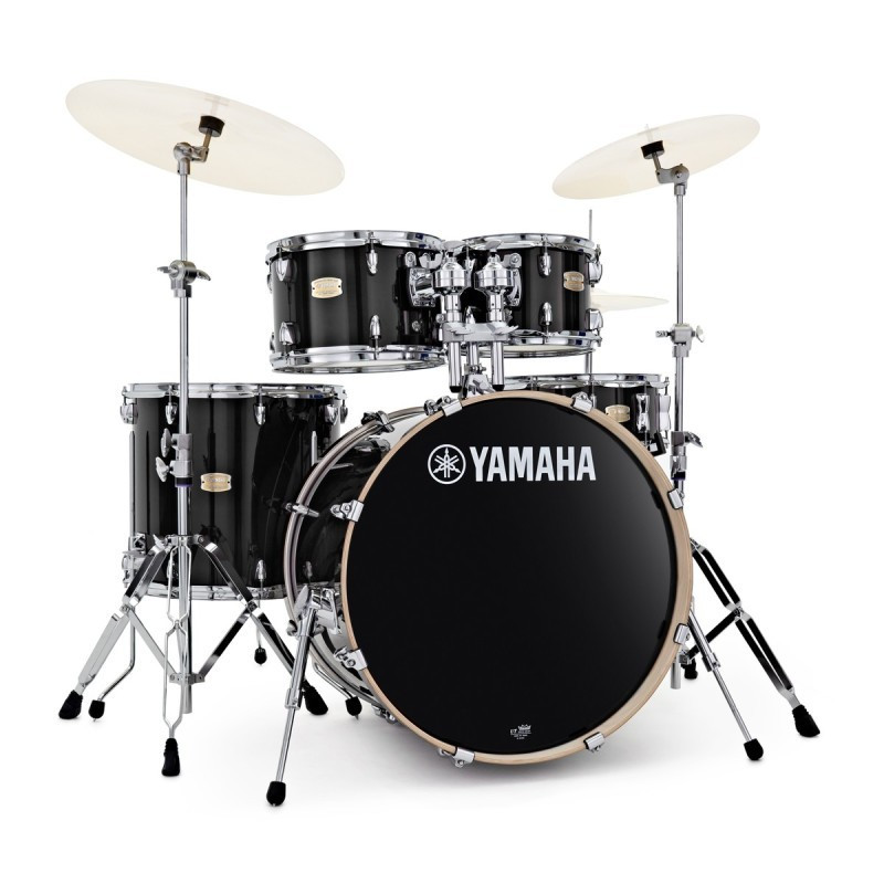 Yamaha Stage Custom Birch Studio Raven Black + HW780