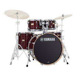 Yamaha Stage Custom Birch Studio Cranberry Red + HW780
