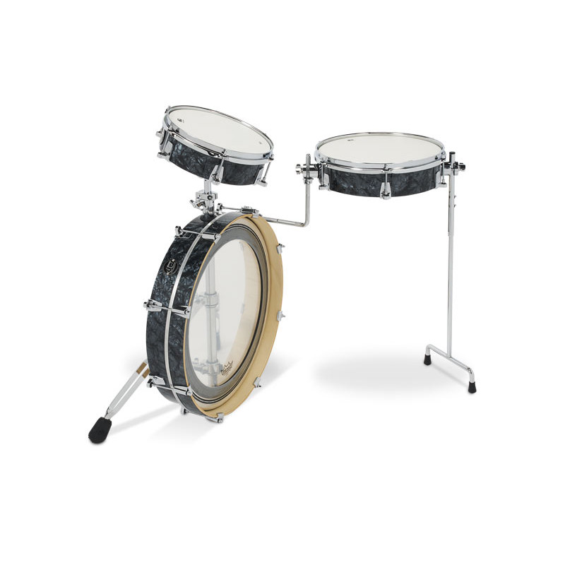 DW Performance LowPro with Snare Travel Kit Black Diamond