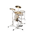 DW Performance LowPro with Snare Travel Kit White Marine