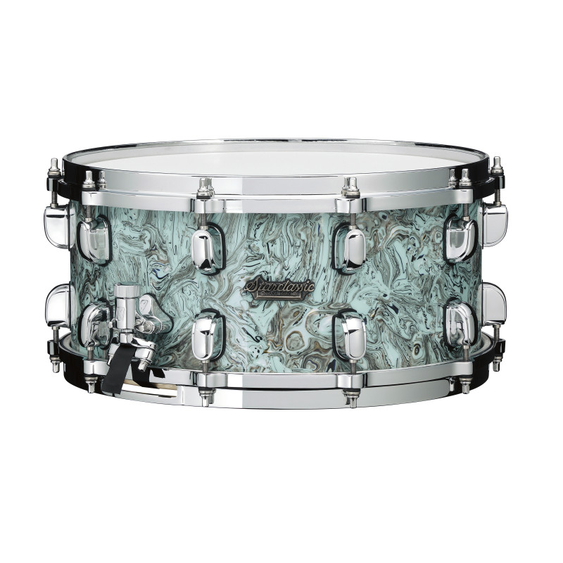 Tama Starclassic Maple Sky Blue Swirl (Smoked Black Nickel) 14x5.5"