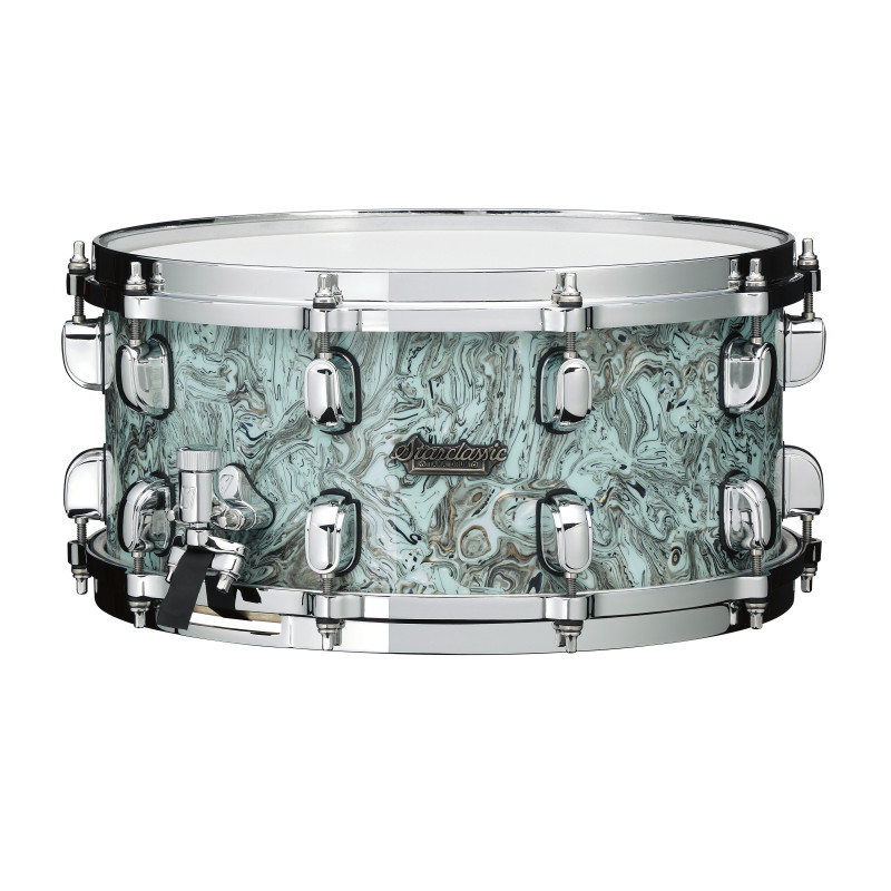 Tama Starclassic Maple Sky Blue Swirl (Smoked Black Nickel) 14x6.5"
