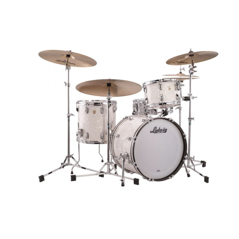 Ludwig Classic Maple Downbeat White Marine Pearl