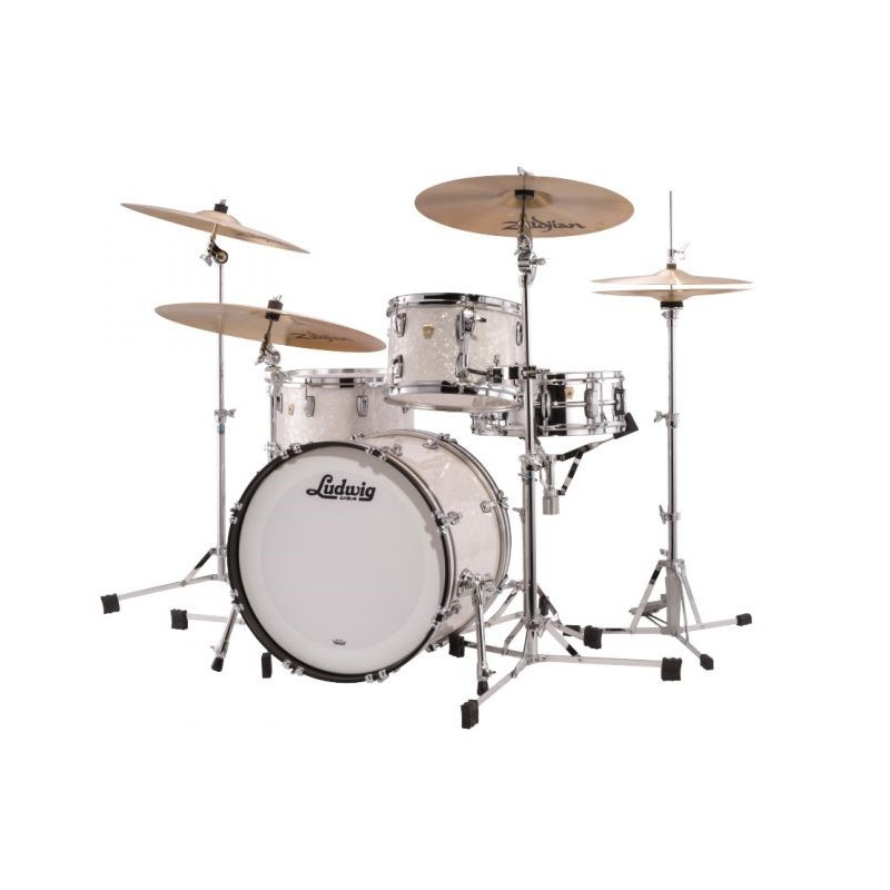 Ludwig Classic Maple Downbeat White Marine Pearl