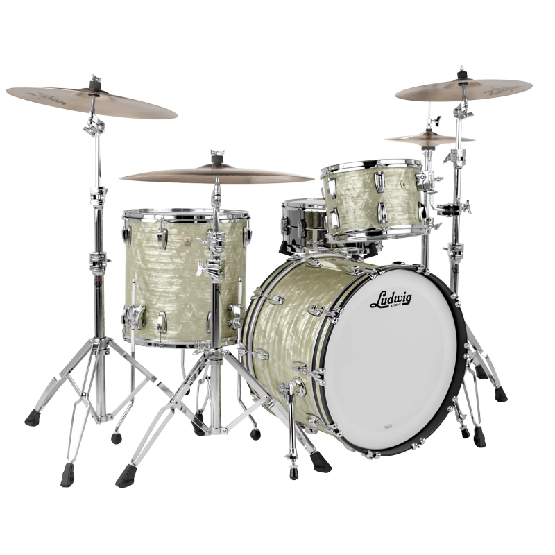 Ludwig Classic Maple Downbeat Classic Olive Pearl