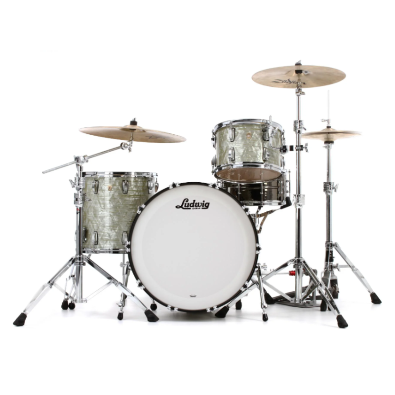 Ludwig Classic Maple Downbeat Classic Olive Pearl