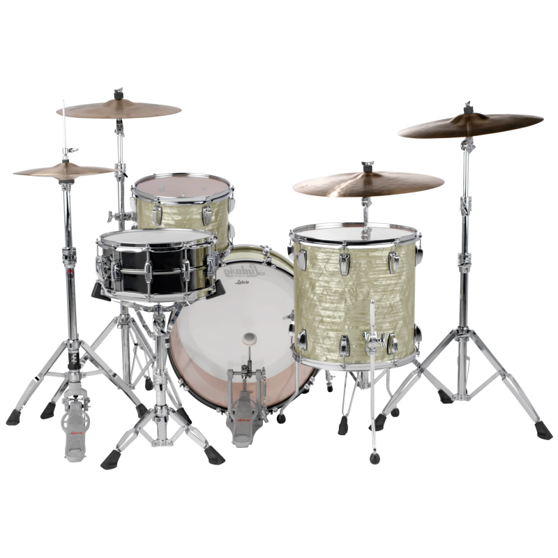 Ludwig Classic Maple Downbeat Olive Oyster