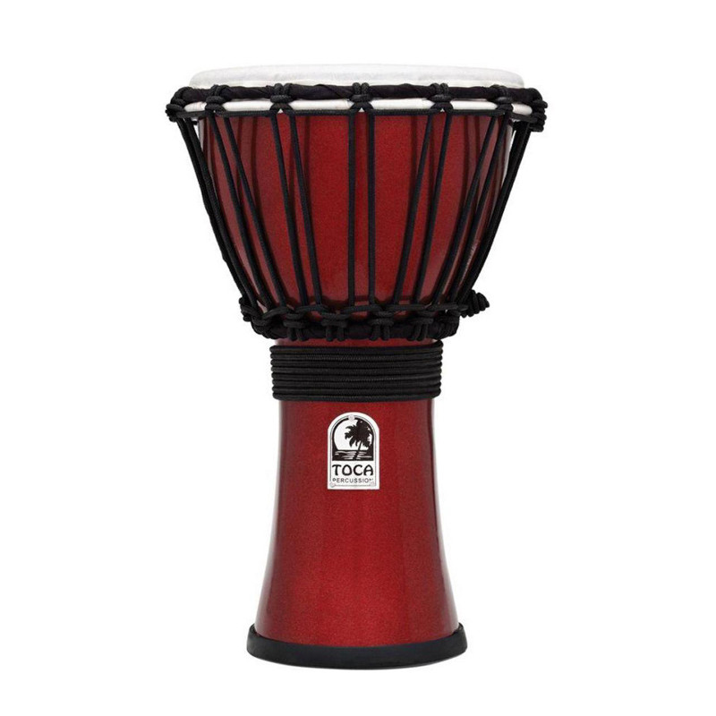 Toca TFCDJ-7MR Djembe 7" Freestyle Colorsound Metallic Red