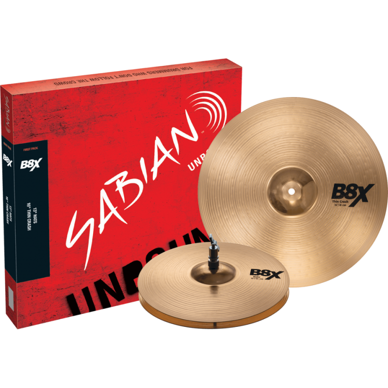 Sabian Set Platos B8X First Pack