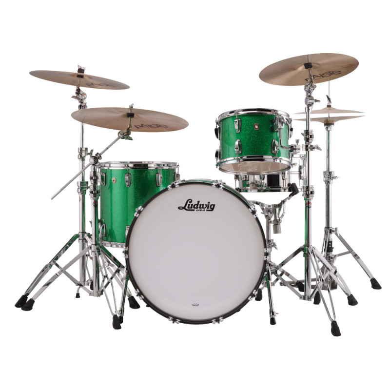 Ludwig Classic Maple Pro Beat Green Sparkle