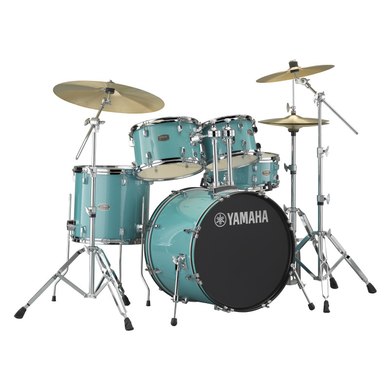 Yamaha Rydeen Studio Turquoise Glitter + Set Platos Paiste