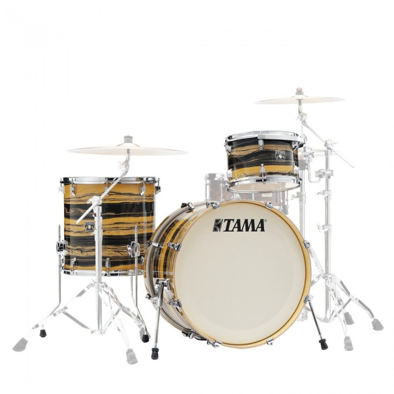 Tama Superstar Classic Standard Rock II Natural Ebony Tiger + Herrajes