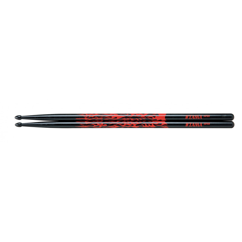 Tama 7A Oak Rhythmic Fire Black Red