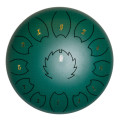 F-Zone STD1013N  Steel Tongue Drum 25 cms 13 Notes Dark Green