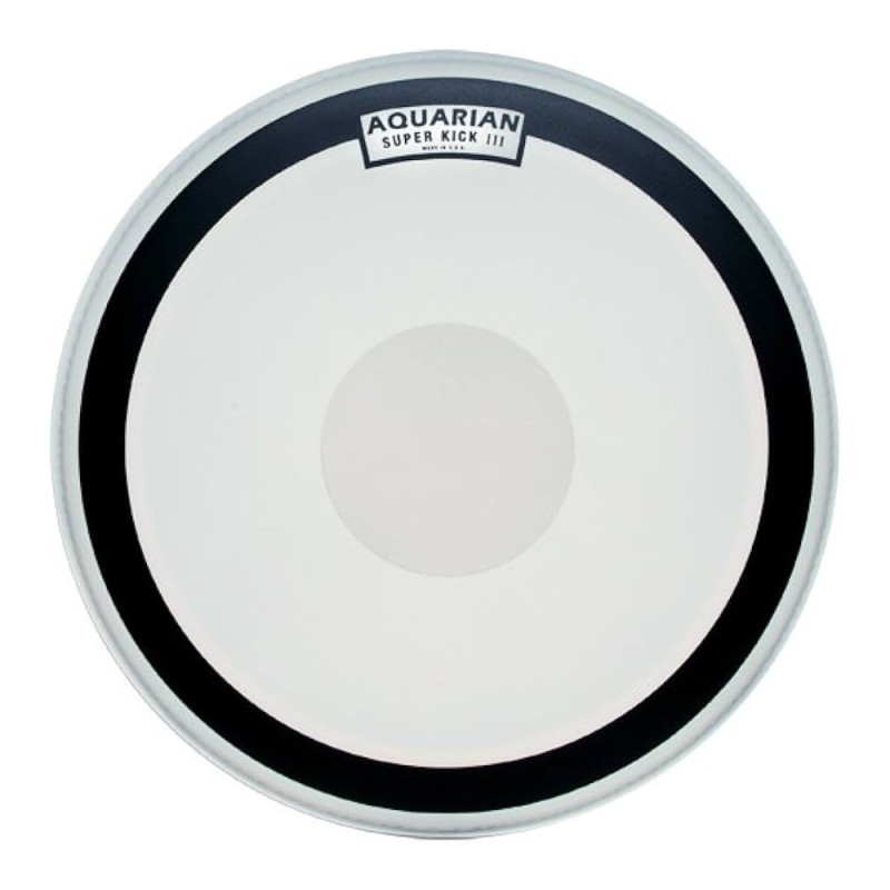 Aquarian 28" Super Kick III Coated White SKIII28