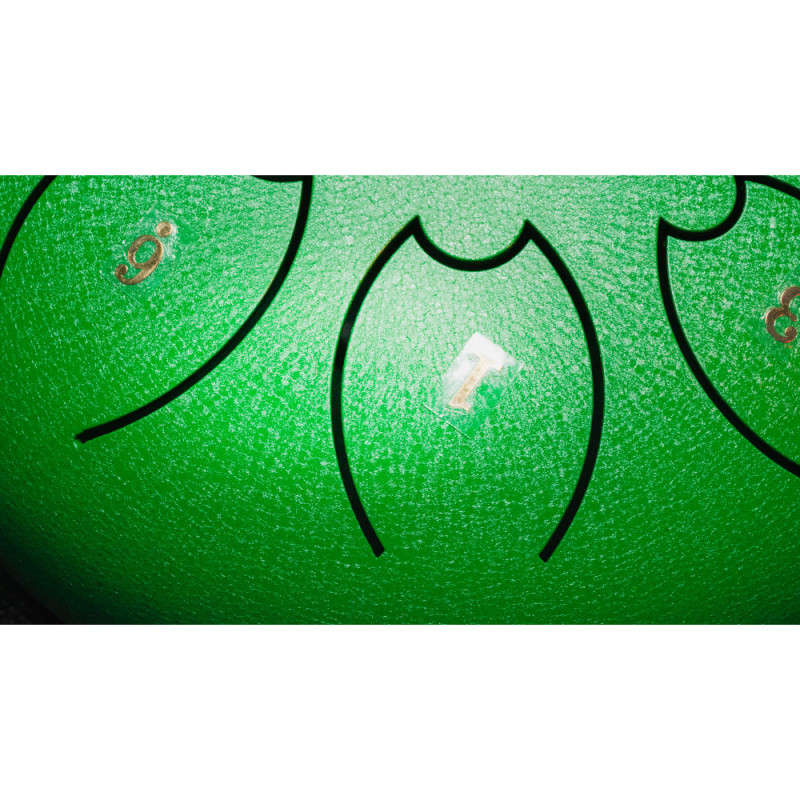 F-Zone STD618N Steel Tongue Drum 15 cm 8 Notes Green
