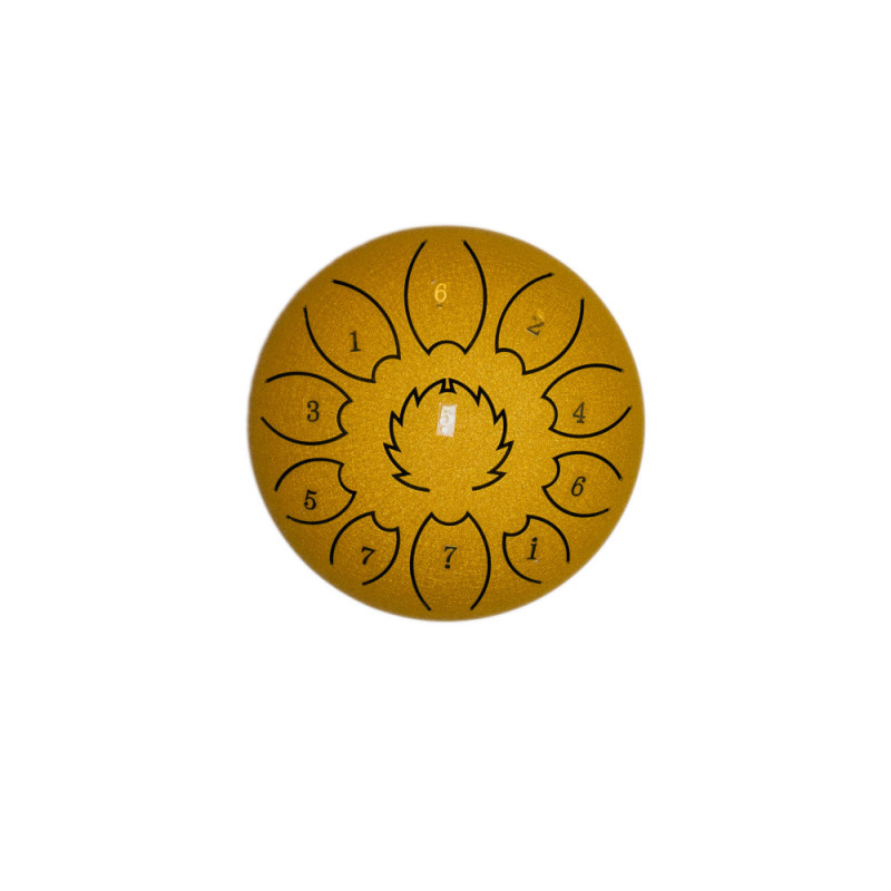 F-Zone STD618N Steel Tongue Drum 15 cm 8 Notas Dorado