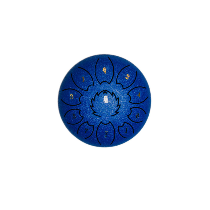 F-Zone STD618N Steel Tongue Drum 15 cm 8 Notes Blue