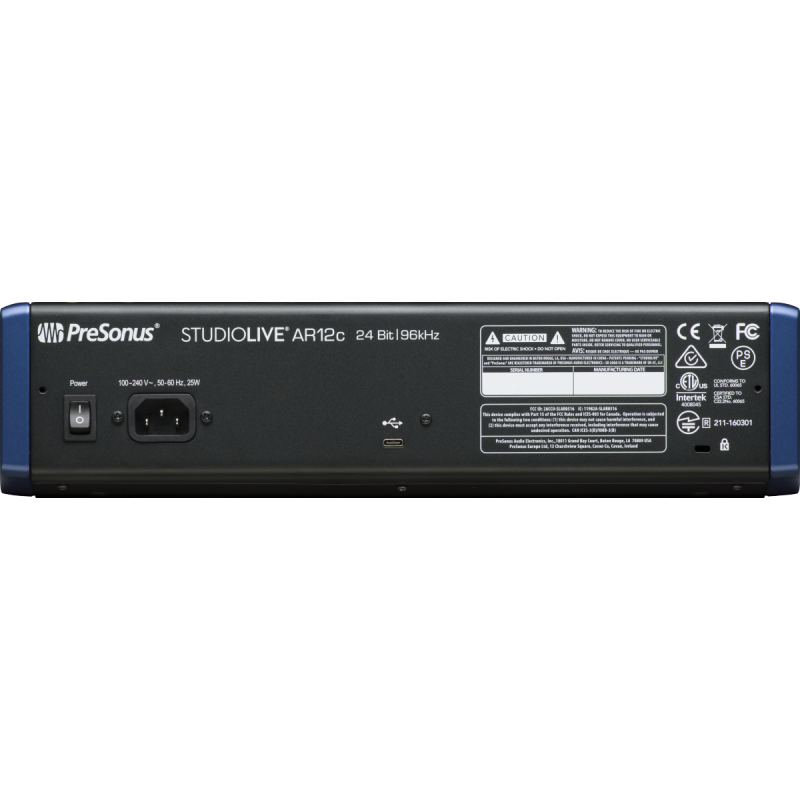 Presonus StudioLive AR12c Analog Mixer Blue