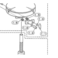 Yamaha U0985210 Hexagon Nut M8X20