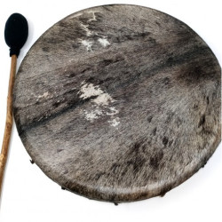 Soul Chamanic Drum with hair 60 cm