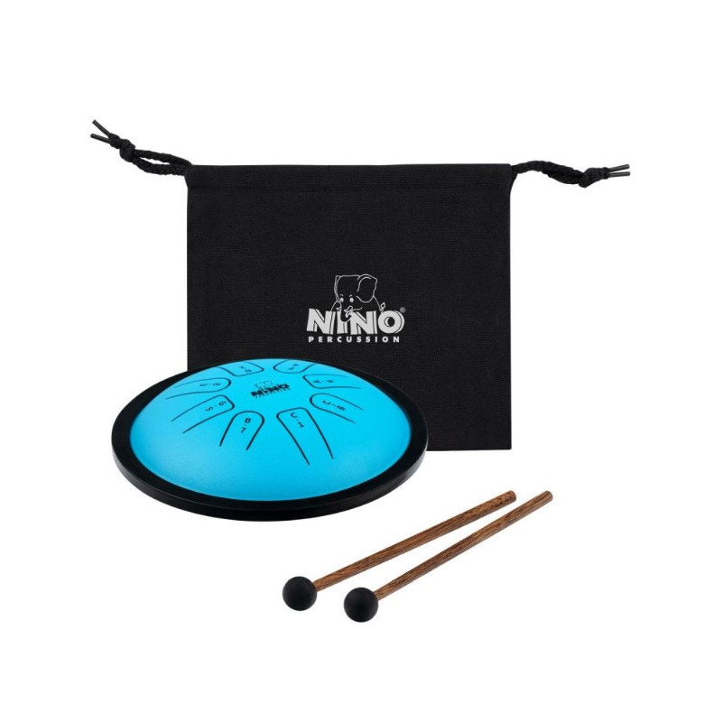 Nino Nino981 Steel Tongue Drum Small Blue C-Major