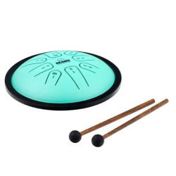 Nino NINO982 Steel Tongue Drum Small Green G-Minor