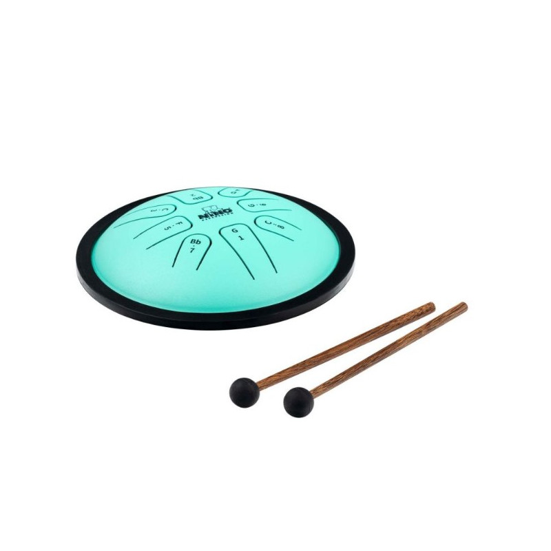 Nino NINO982 Steel Tongue Drum Small Green G-Minor