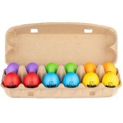 Nino NINOSET19 Egg Shaker Set Soft For 12 Kids