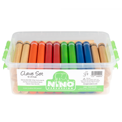 Nino NINOSET502 Claves Set For 24 Kids