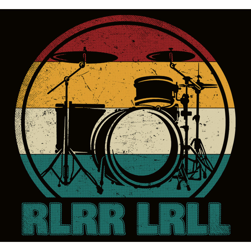 Vic Drums T-Shirt Drummer RLRR Hombre Manga corta XXXL