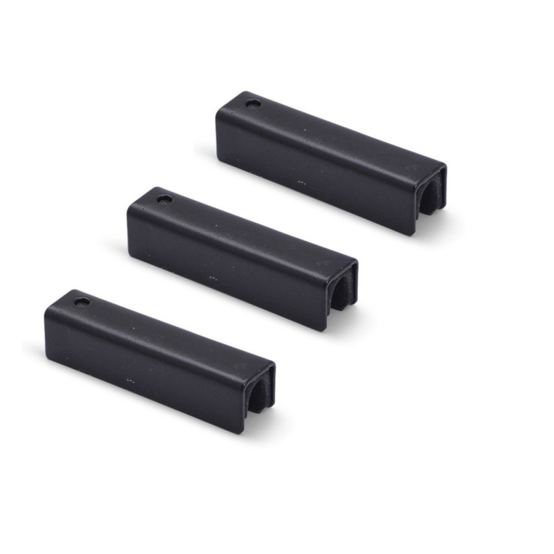 Mr. Muff MuffBite Metal Clamps Black (x3)