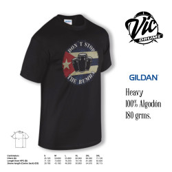 Vic Drums T-Shirt Drummer Cuba Hombre Manga corta XXL